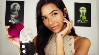 ASMR Soft Singing & Mic Brushing