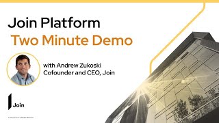 Join Platform 2 min Demo with Andrew Zukoski