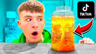 Testing VIRAL TikTok SCIENCE Experiments! **unbelievable results**