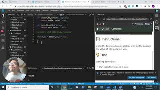 #8 Python Beginner Exercise Series- return keyword in our Functions -4Geeks Academy-