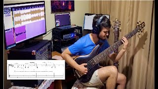 Dirty loops - Breakdown (Cover bass with tab)