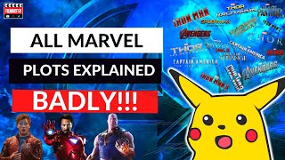 All Marvel Movies Explained Badly! 😂😂😂