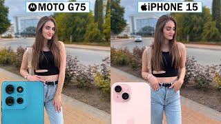 Motorola Moto G75 5G Vs iPhone 15 Camera Test Comparison