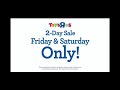 Toys R Us Commercial (2016) Awesome 2 Day Sale “Critters, Fisher Price, & Bikes”