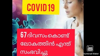 COVID19  effects in 67 days(67 ദിവസം കൊണ്ട് ലോകത്തിന് എന്താണ് സംഭവിച്ചത്)