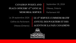 2024 Canadian Police \u0026 Peace Officers' Memorial