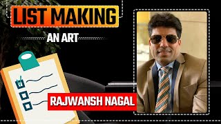 #narsigrewal SAFE SHOP || LIST MAKING - AN ART , HOW TO UPDATE by Mr RAJWANSH NAGAL ji