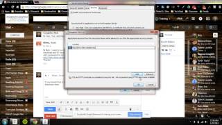 Adding sites to the Java Security Exception List
