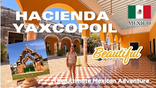 MEXICO HACIENDA YAXCOPOIL a HOCTÚN farebný cintorín - Hoctun Cemetery and Playa del Carmen - HUL-KU