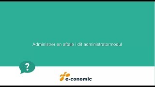 Administrér en administrator- eller klientfaktureret aftale