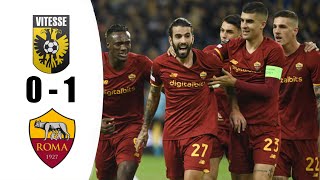 Vitesse vs Roma 0-1 | UEFA Europa Conference League 2021/22 | Match Highlights