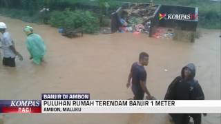 Banjir di Ambon Mencapai 1 Meter