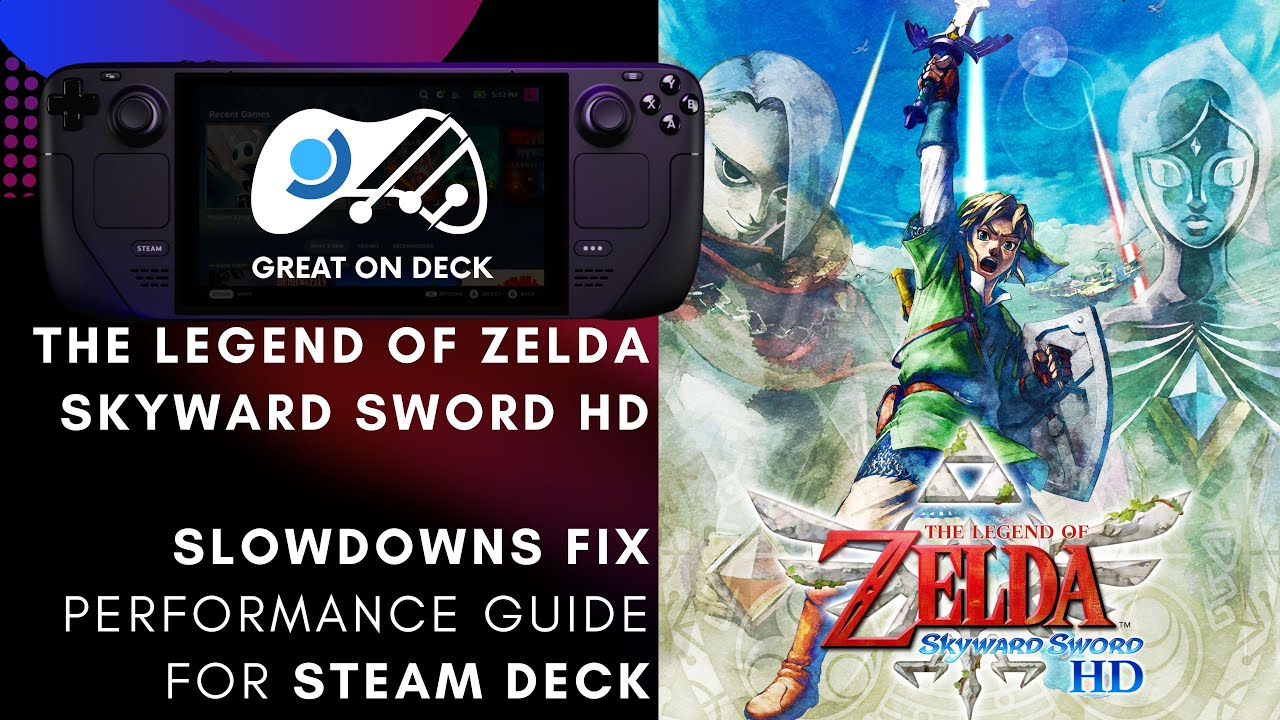 Legend Of Zelda Skyward Sword HD On Steam Deck With Yuzu Emulator ...