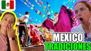 Mi PRIMA Reacciona a MEXICO TRADICIONES | La Belleza de MEXICO a Flor de Piel