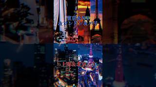 [リクエスト]東京＆NY＆ロンドン＆パリVS上海＆北京×4 #都市比較 #強さ比べ