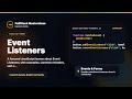 Event Listeners Explained | FullStack Masterclass JavaScript Course