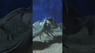 コウイカの交接 mating of cuttlefish #shorts #マリンワールド海の中道 #イカ #squid #mating #love #life