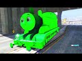 franklin controlling thomas train to save shinchan in gta 5 gta5 zombie thomas train