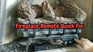 How to Fix a Gas Fireplace Remote