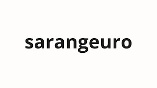 How to pronounce sarangeuro | 사랑으로 (With love in Korean)