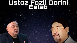 Ustoz Fozil Qori Yosin Qori Oglini eslab-Qobiljon qori|Устоз Фозил Кори Ёсин Кори ўглини эслаб