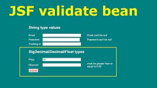 JSF BEAN VALIDATION ON DECIMAL VALUES f:validateBean tag