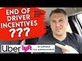 Is This THE END Of Uber Driver Incentives?? What Will Lyft Do?!