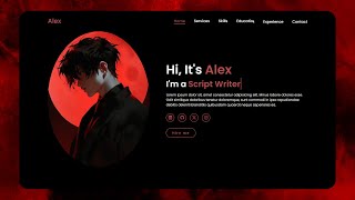 Create A Portfolio Website Using HTML and CSS Only - Easy Tutorial