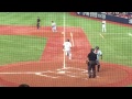 2015.3.7 オープン戦 オリックスvs.巨人 中島選手のレフト前ヒット‼︎