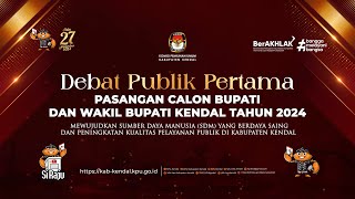 [LIVE] - Debat Pertama Calon Bupati dan Calon Wakil Bupati Kabupaten Kendal 2024