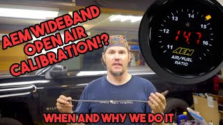 AEM Wideband Free Air Calibration, How To And Do You Need To Do It