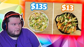 Flats REACTS to $135 vs $13 NACHOS | Pro Chef \u0026 Home Cook Swap Ingredients