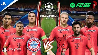 FC 25 - MESSI RONALDO, HAALAND, - ALL STARS TOGETHER - BAYERN MUNICH VS LIVERPOOL | PS5™ SLIM