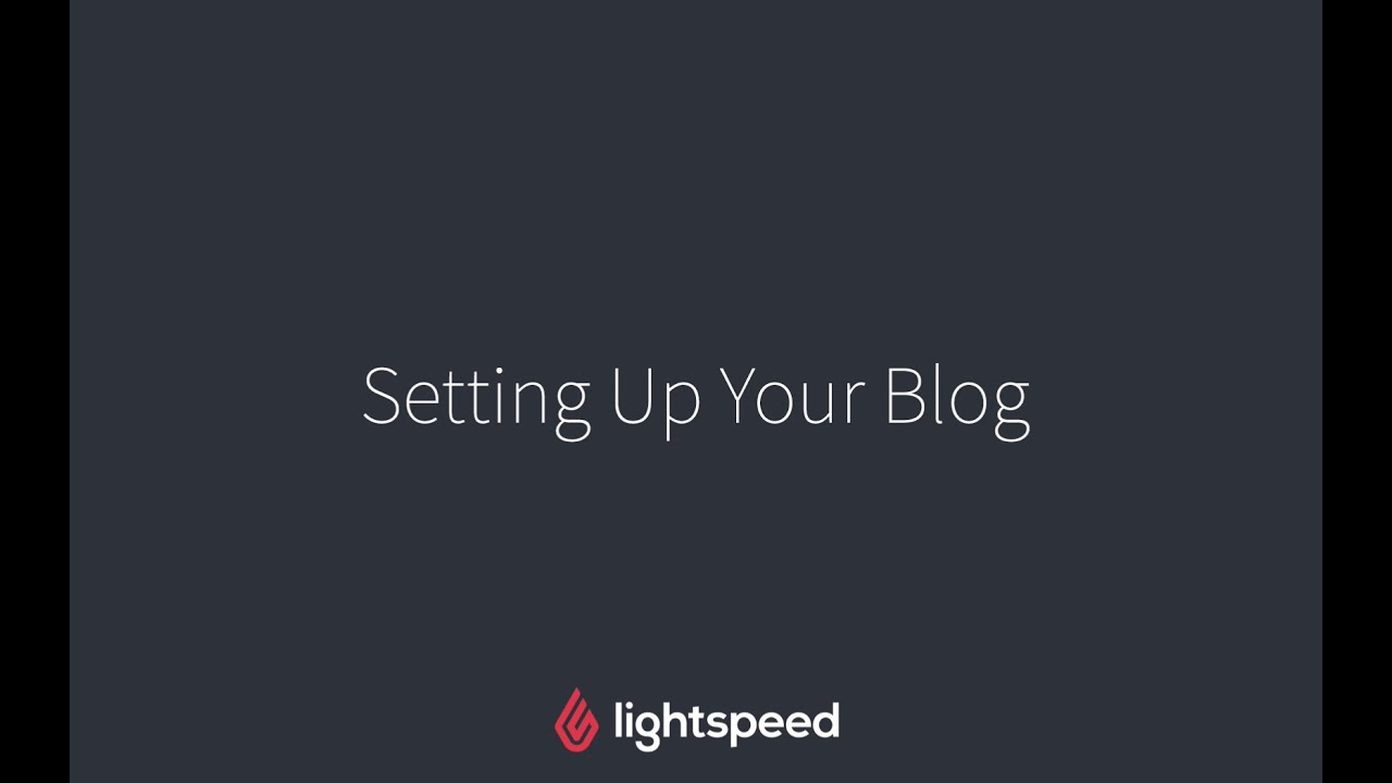 Creating A Blog Youtube