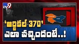 History of Article 370 - TV9