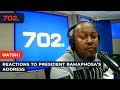 Reactions to President Ramaphosa’s address