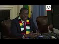 Zimbabwe president praises vote as 