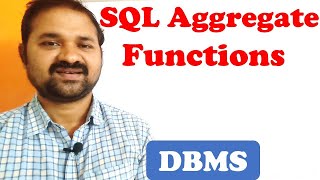 SQL Aggregate Functions || DBMS