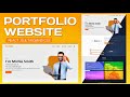 Responsive Personal Portfolio Website ReactJS and Tailwind CSS || Build And Deploy