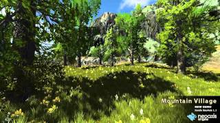 Mountain Village Demo — NeoAxis Game Engine