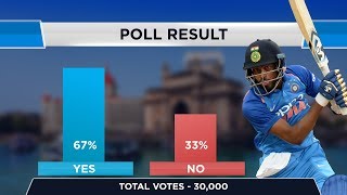 Does the #CricbuzzLIVE panel agree with the poll results on Hardik Pandya's return?