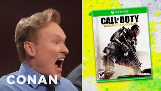 PREVIEW: "Call Of Duty: Advanced Warfare" Clueless Gamer | CONAN on TBS