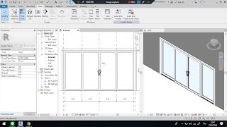 REVIT VIP : ประตูบานเลื่อน 4 บาน อลูมิเนียม ปั้นเยี่ยงไร