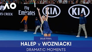Dramatic Last Game | Halep v Wozniacki | Australian Open 2018 Final