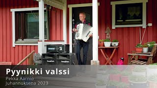 Pyynikki valssi tekstitettynä. Esittäjänä Pekka Aarnio juhannuksena 2023