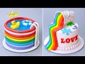 Fantasic 🌈Rainbow🌈 Cake Decorating Tutorials 🍰 Most Satisfying Cake And Dessert ! 💯Sweetest Cake