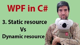 What is Static resource vs Dynamic resource in WPF?