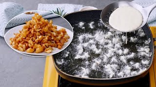 Fritters with slotted spoon: easy and delicious!