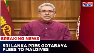 Srilanka President Gotabaya Rajapaksa Flees To Maldives | India Denies Any Involvement