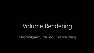 Volume Rendering Project